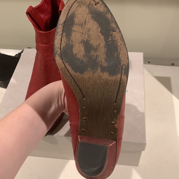 Sam Edelman Red Booties - Picture 3 of 4